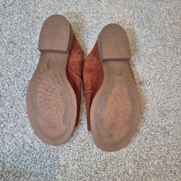Sofft Netta Sandals Brown Leather Suede Slip On Sandal Size 8 - Picture 6 of 6